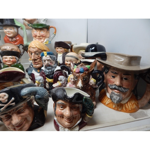 443 - A Large Quantity of Character Jugs & Toby Jugs (lot)