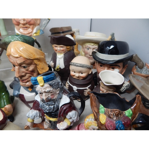 443 - A Large Quantity of Character Jugs & Toby Jugs (lot)