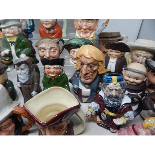 443 - A Large Quantity of Character Jugs & Toby Jugs (lot)