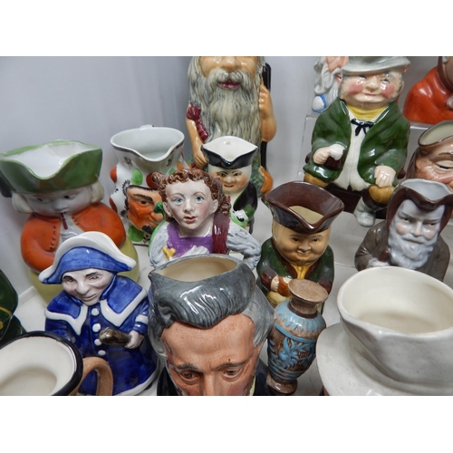 443 - A Large Quantity of Character Jugs & Toby Jugs (lot)