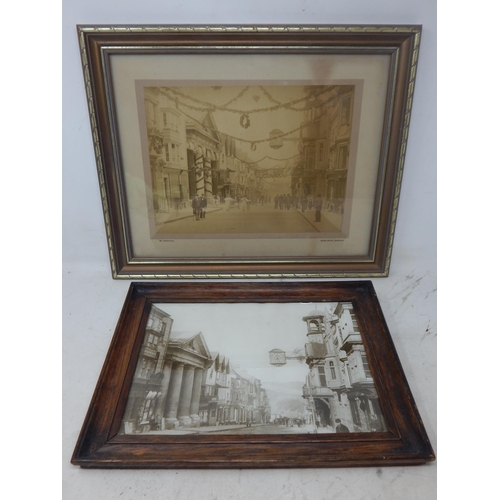 19th Century Photographs of Guildford High Street. Framed & Glazed