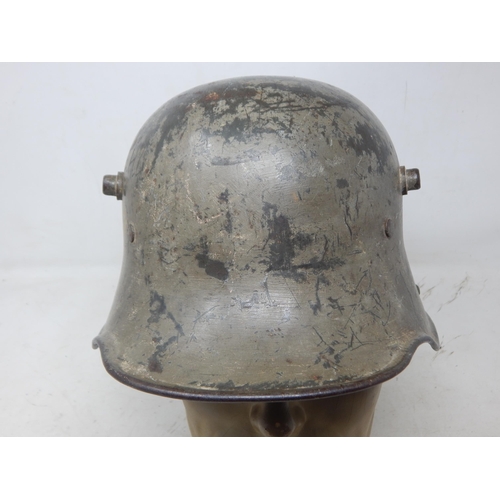 206 - A WWI German M17 Helmet with orginal paint. Please Note: Customers must satisfy themselves prior to ... 