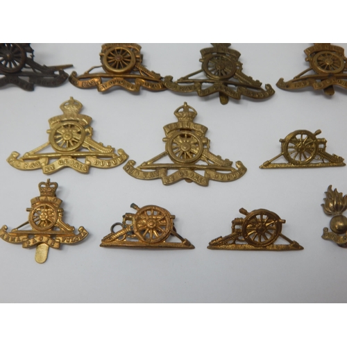 127 - Quantity of Royal Artillery Cap Badges