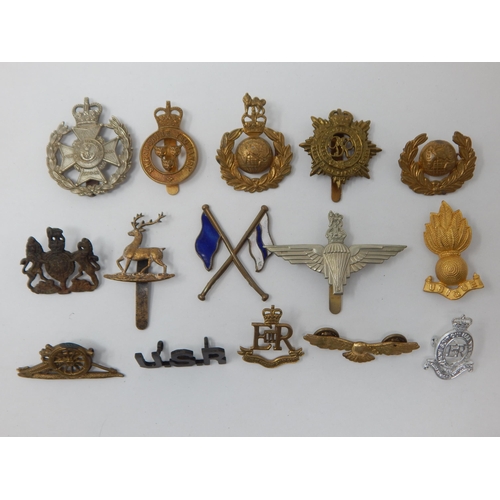 131 - Military Cap Badges Including Canadian Airforce, Paras, Artillery etc