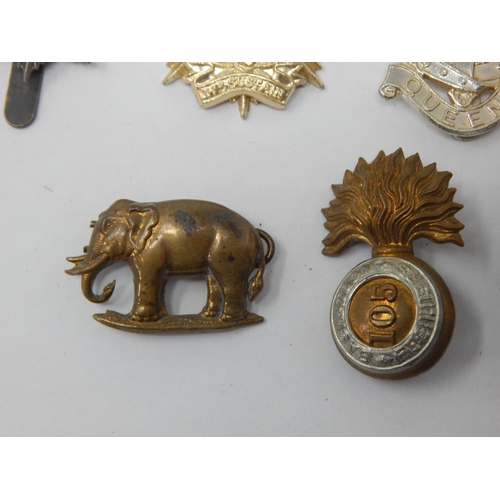 133 - Military Cap Badges Including West Riding, Musician etc