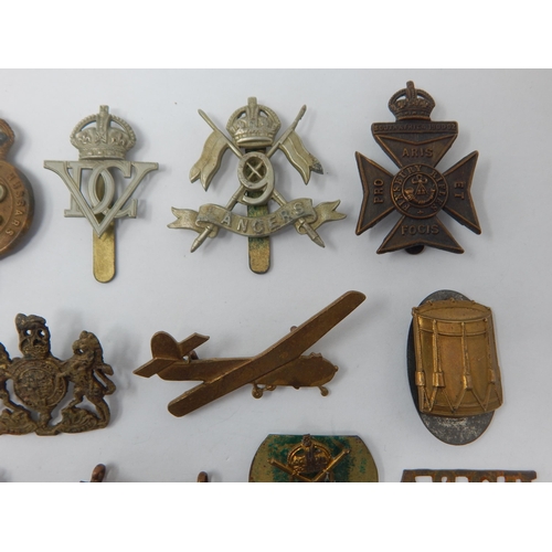 136 - Military Cap Badges Including Reconnaissance, Lancers, Glider etc