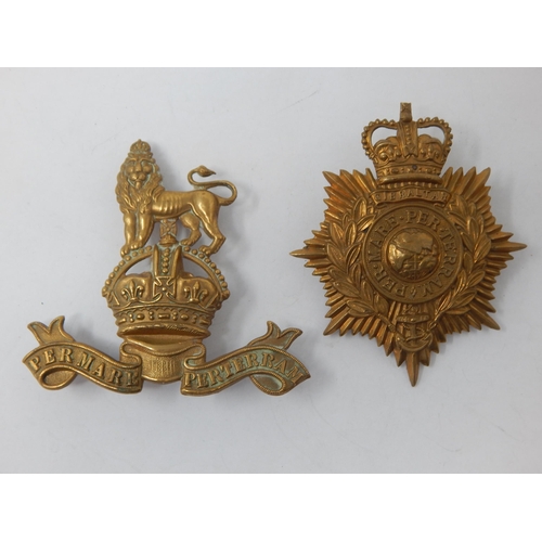 145 - Royal Marine Helmet Plates (2)