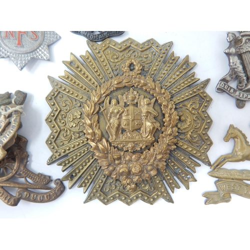 150 - Various Relic Cap Badges & Helmet Plate
