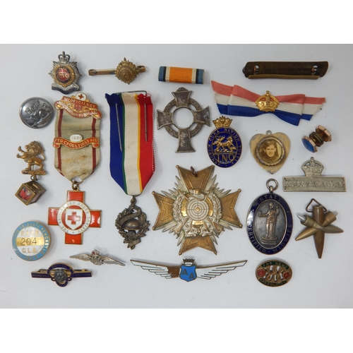 152 - A Collection of Various Badges & Interesting Items