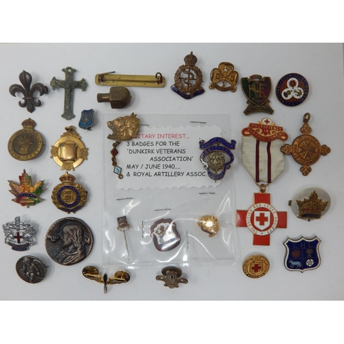 153 - A Collection of Various Badges & Interesting Items