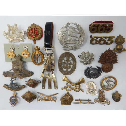 155 - A Collection of Various Badges & Interesting Items