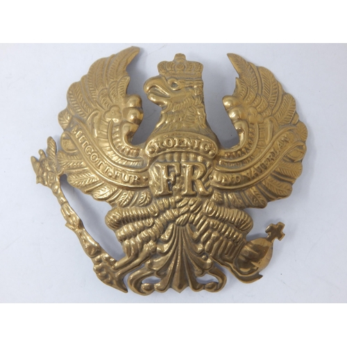 161 - WWI German Pickelhaube Helmet Plate