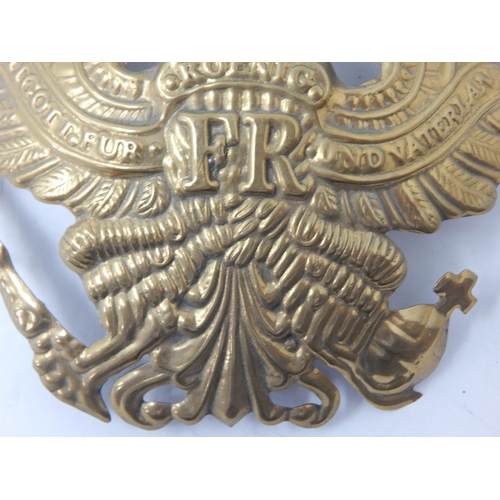 161 - WWI German Pickelhaube Helmet Plate