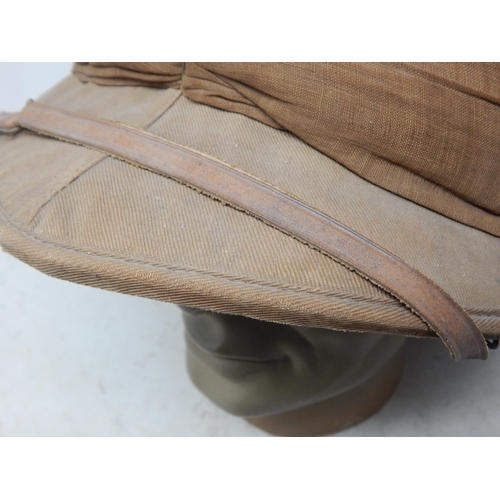 213 - Boer War Pith Helmet. Note: Customers must satisfy themselves prior to bidding in regard to conditio... 