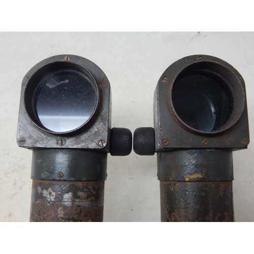 182 - A Pair of “Rabbit Ear” German WWII Trench Periscope binoculars by Carl Zeiss