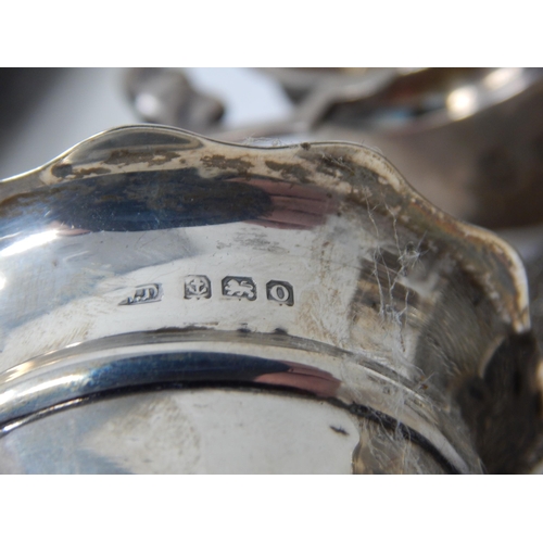 151 - A Quantity of Hallmarked Silver Scrap Including a Gorham Silver Tankard: Gross weight 332g