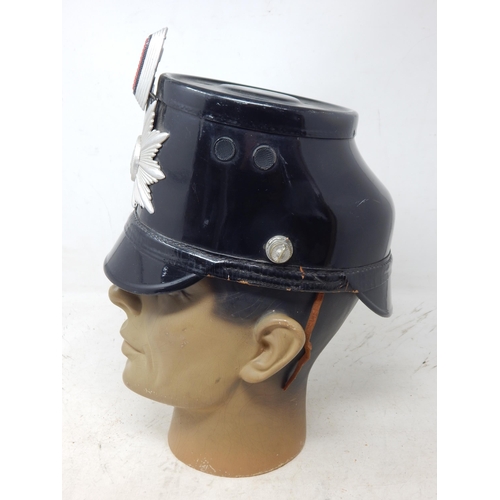 229 - WWII German Shako Helmet. Note: Customers must satisfy themselves prior to bidding in regard to cond... 