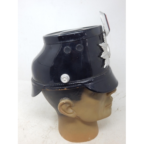 229 - WWII German Shako Helmet. Note: Customers must satisfy themselves prior to bidding in regard to cond... 