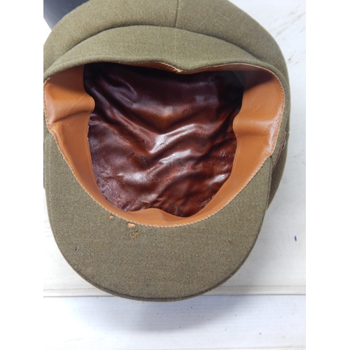 230 - WWII British Officers Peaked Visor Cap. Note: Customers must satisfy themselves prior to bidding in ... 