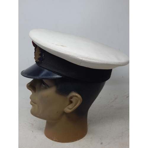 234 - British Naval Officers Peaked cap with Bullion Badge. Note: Customers must satisfy themselves prior ... 