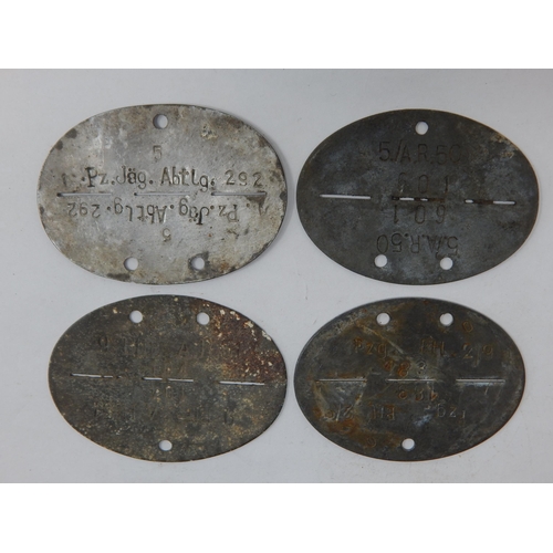 378 - WWII German Erkennungsmarke (Identification Tag): this was the standard-issue German military identi... 