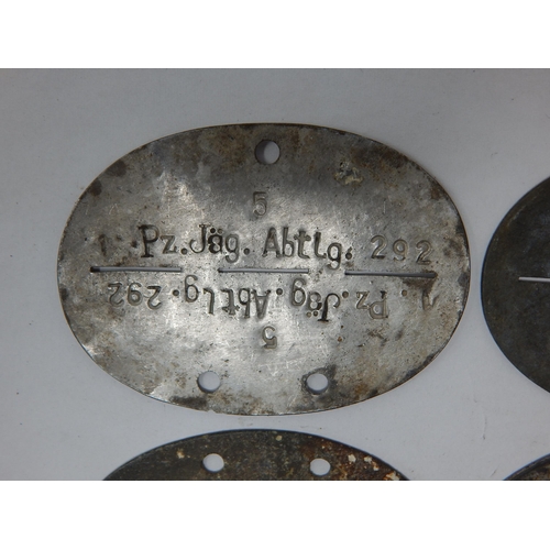 378 - WWII German Erkennungsmarke (Identification Tag): this was the standard-issue German military identi... 