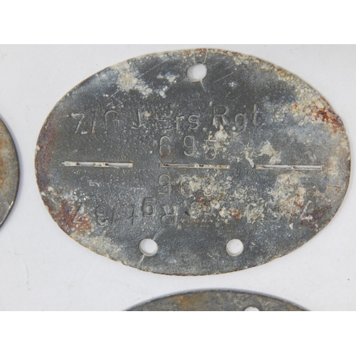 379 - WWII German Erkennungsmarke (Identification Tag): this was the standard-issue German military identi... 