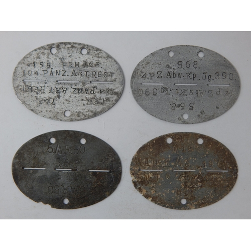 380 - WWII German Erkennungsmarke (Identification Tag): this was the standard-issue German military identi... 