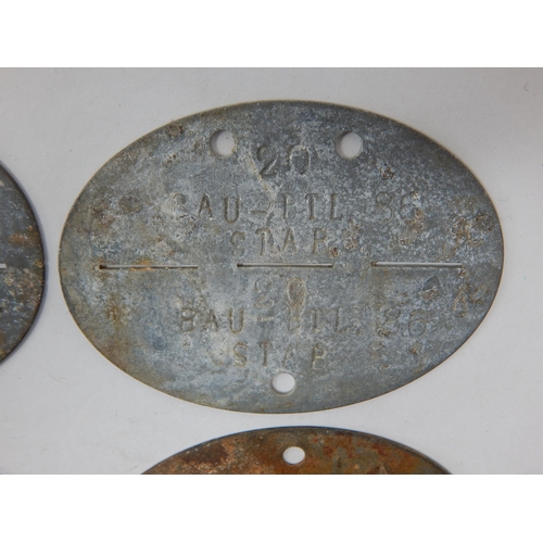 381 - WWII German Erkennungsmarke (Identification Tag): this was the standard-issue German military identi... 