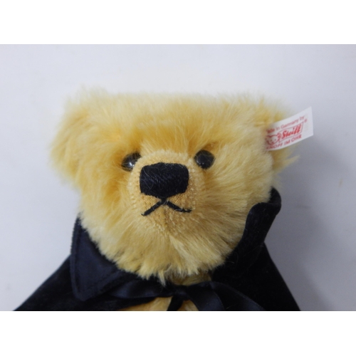 452 - Steiff Jointed Bear Dressed as a Magician with Button & Label in Ear