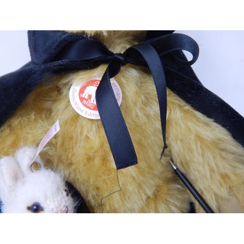 452 - Steiff Jointed Bear Dressed as a Magician with Button & Label in Ear