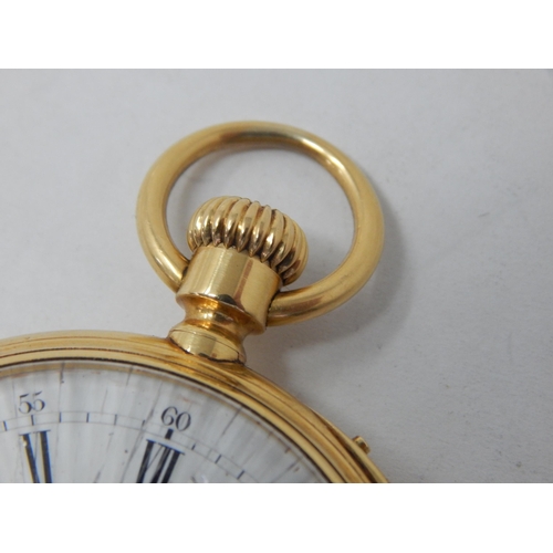 13 - 18ct Gold Open Face Pocket Watch gross weight 102g