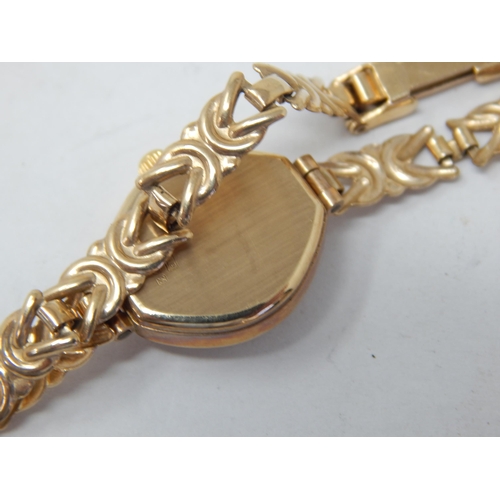 18 - Ladies 9ct Gold wristwatch gross weight 8.48g