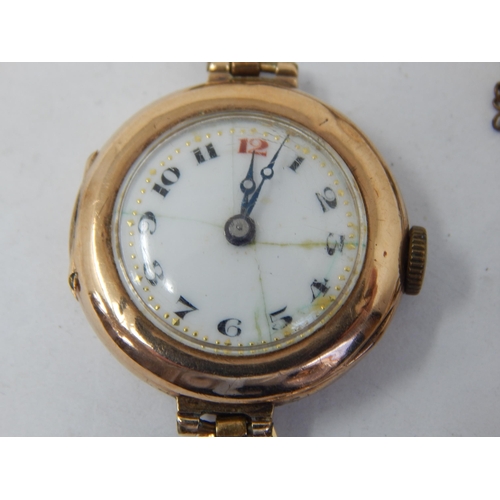 2 - 9ct Gold Wristwatch Gross Weight 19.68g