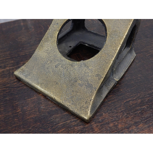 478 - Vintage Brass Midland Red Bus Chock.