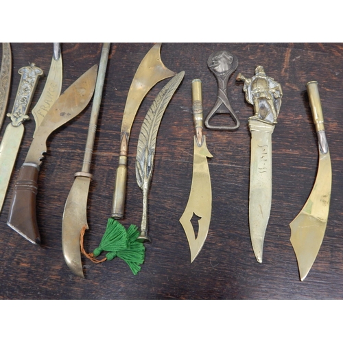 479 - A Quantity of WWI Trench Art Including Knives etc