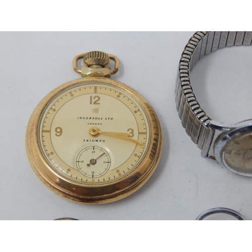 28 - Various Wristwatches(4), Pocket Watches (3) (lot)