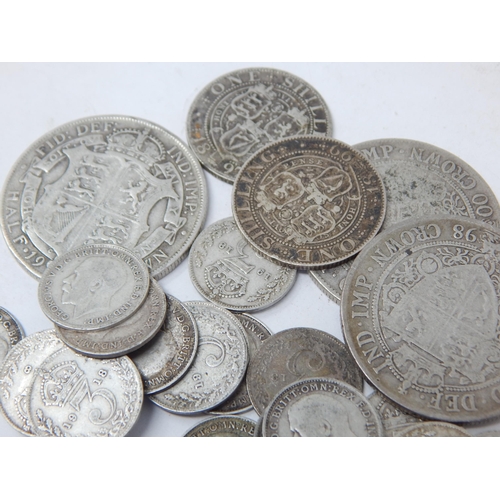 63 - A Quantity of Pre-1920 Silver Coinage Including Half Crowns 1898/1900/1912, Shillings 1897/1899 & Th... 