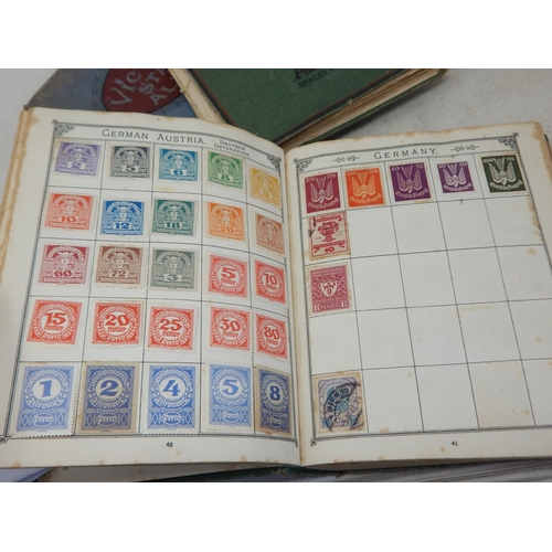 30 - Large collection of GB and World stamps housed in 3 x vintage albums enormous catalogue value, sorti... 