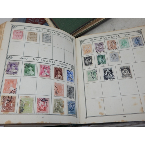 30 - Large collection of GB and World stamps housed in 3 x vintage albums enormous catalogue value, sorti... 