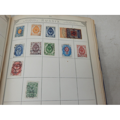 33 - Early Lincoln Stamp Album dated Xmas 1898 and with notes on back dating back to December 18, 1899 co... 