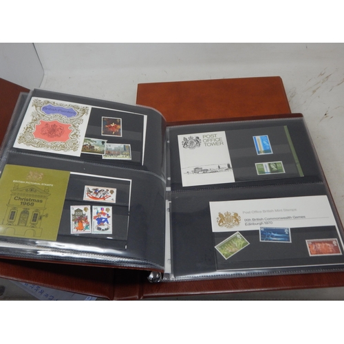 46 - Large collection of pre-Decimal (Pre-1971) Presentation packs in GPO/Royal Mail packs housed in 2 x ... 