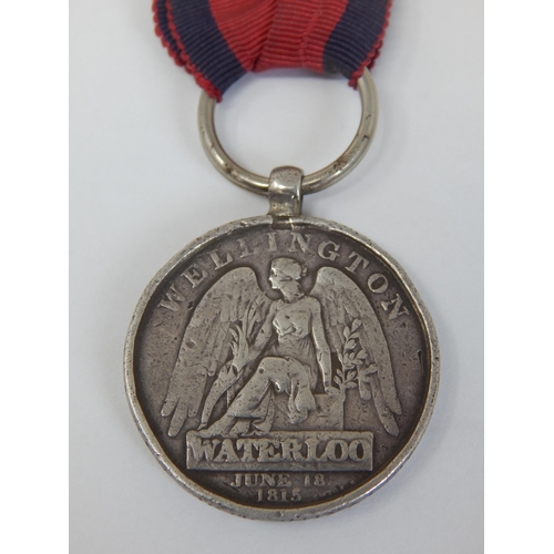 399B - Waterloo Medal Awarded & Edge Named to: WILLIAM KEMP. 10TH ROYAL REG HUSSARS.

William Kemp was a Ma... 