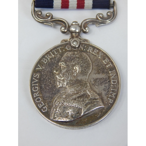 399C - KGV Military Medal Awarded & Edge named to: L-9093 SGT. G. E. MILLS. 23/MIDDX. R for bravery in the ... 