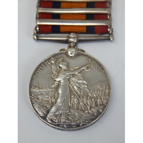 Queen Victoria South Africa (Boer War) Medal Awarded & Edge Named to ...