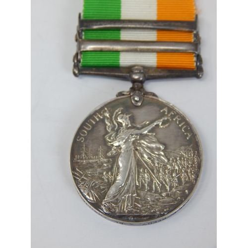 399E - Queen Victoria South Africa (Boer War) Medal Awarded & Edge Named to: 8380. PTE. E. A. HAIGH. 49TH C... 