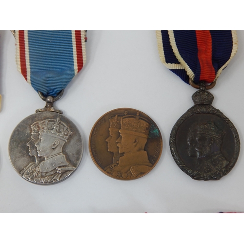 399J - A Quantity of Medals Including WWII, Queen Victoria, Edward VII, George V, QEII Coronation & Jubilee... 