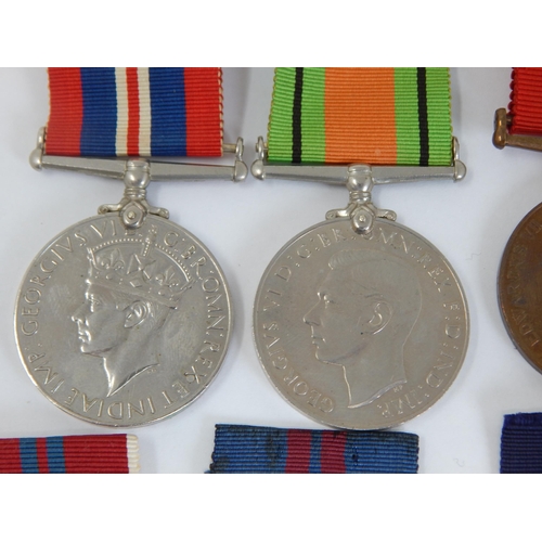 399J - A Quantity of Medals Including WWII, Queen Victoria, Edward VII, George V, QEII Coronation & Jubilee... 