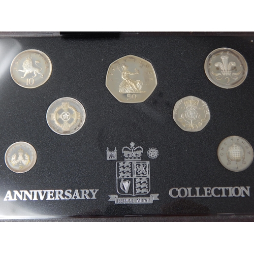 68E - Royal Mint 1996 UK Silver Anniversary Collection in Case of Issue with COA