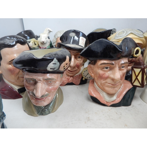 499 - 15 x Large Royal Doulton Character Jugs